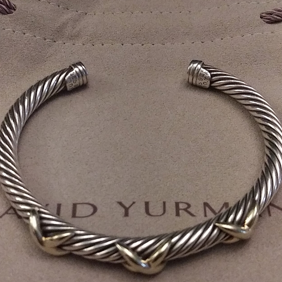 David Yurman Triple X Cable Cuff Bracelet - Picture 4 of 8